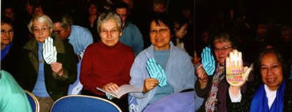 The "The Wave" - MMS joined protesters  to call for an effective deal on climate change from the UN